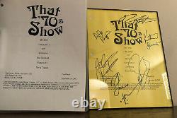 That'70s Show FULL CAST FRAMED SIGNED AUTOGRAPHED SCRIPT 2002 HOT DOG #507