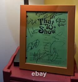 That's 70 Show. Original Cast Signed Script, Autograph C. O. A
