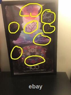 The 100 Season 6 Cast Signed Framed Poster + Clarke Griffin Tapestry