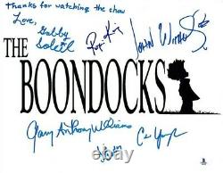 The Boondocks TV Cast Autographed Signed 11x14 Photo Authentic Beckett BAS COA