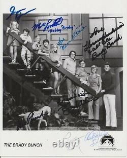 The Brady Bunch cast Autograph Signed Photo