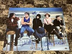 The Breakfast Club Rare Cast Signed Autographed 16x20 Movie Photo Poster COA