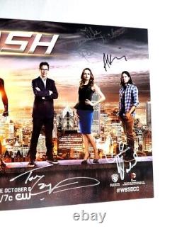 The Flash Cast Signed Autographed 10X18 Poster Gustin Panabaker +7 JSSA XX76718