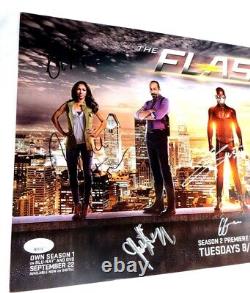The Flash Cast Signed Autographed 10X18 Poster Gustin Panabaker +7 JSSA XX76718