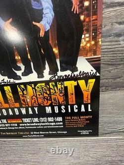 The Full Monty, Musical, Cast Signed, Broadway Window Card/poster, Double Sided