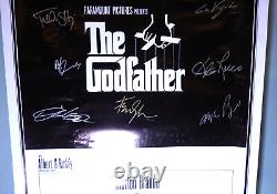 The Godfather (10) Cast Signatures Autographed Signed Poster Awesome