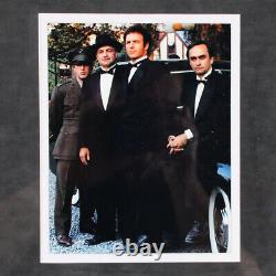 The Godfather Cast Signed Photo Display (9) Marlon Brando, Al Pacino, etc