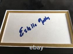 The Golden Girls Signed Autographed Complete Cast 3x5 Card Set Custom Framed
