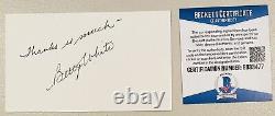 The Golden Girls Signed Autographed Complete Cast 3x5 Card Set X4 Beckett BAS