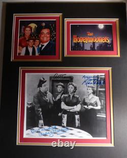 The Honeymooners Rare Cast Signed By 3 Autographed Display With Coa