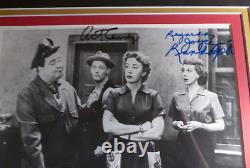 The Honeymooners Rare Cast Signed By 3 Autographed Display With Coa