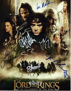 The Lord Of Rings Cast Tyler Bean Wood +6 Signed 11x14 Photo Autographed COA