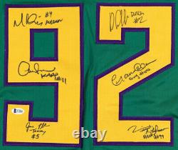 The Mighty Ducks 90s Disney Movie Cast SIGNED Hockey Jersey Collectible XL + COA