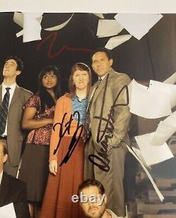 The Office Cast Signed 16x20 Angela Kinsey BJ Novak +7 Photo JSA COA LOA