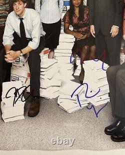 The Office Cast Signed 16x20 John Krasinski Rainn Wilson +10 Photo JSA COA LOA