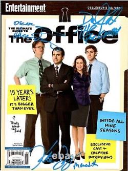 The Office cast autographed signed inscribed magazine JSA Meredith Oscar Packer