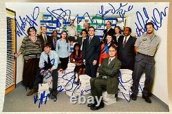 The Office cast signed 8x12 autographed photo Steve Carell Rainn Wilson