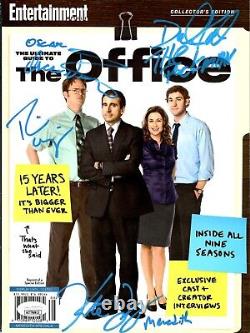 The Office cast signed inscribed magazine JSA Dwight Meredith Oscar Packer