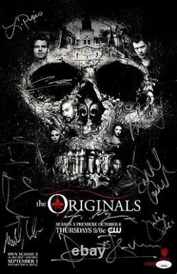 The Originals Cast Signed 11X17 Poster 9 Autos Gillies Morgan Tonkin JSA XX29838