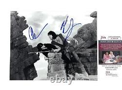 The Princess Bride Cast Signed 8x10 Photo Carey Elwes & Mandy Patinkin JSA