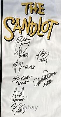 The Sandlot (8) Cast Signed Custom Baseball Jersey PSA/DNA ITP