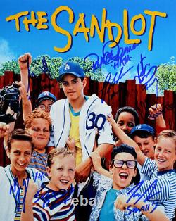 The Sandlot Cast Autographed Movie Poster 8x10 Photo 8 Signatures Renna TRISTAR