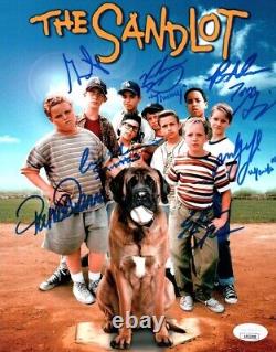 The Sandlot Cast Signed Autographed 8X10 Photo Renna Guiry Gelt York 8 Sigs JSA