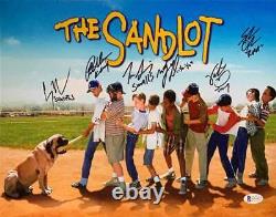 The Sandlot Cast Signed Horizontal Movie Poster 11x14 Photo