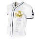 The Sandlot Cast Signed With Nicknames White Baseball Jersey (beckett)