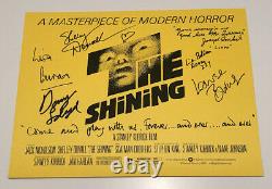The Shining 6 Cast Actors Authentic Original Signed Autographed 11x14 Lobby Card