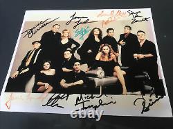 The Sopranos 10 Signature Cast Signed Autographed 8x10 Photo James Gandolfini +