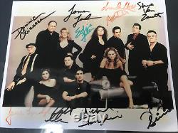 The Sopranos 10 Signature Cast Signed Autographed 8x10 Photo James Gandolfini +