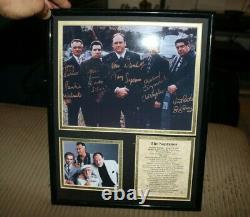 The Sopranos 5 Signatures Cast Autographed 2 Photo Collage READ