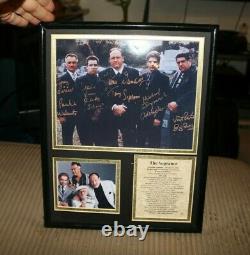 The Sopranos 5 Signatures Cast Autographed 2 Photo Collage READ