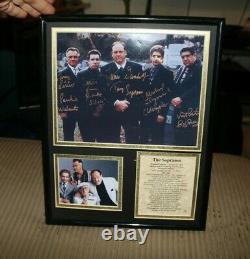 The Sopranos 5 Signatures Cast Autographed 2 Photo Collage READ