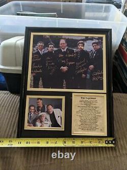 The Sopranos 5 Signatures Cast Autographed 2 Photo Collage READ