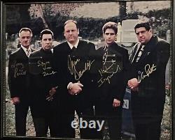 The Sopranos 5 Signatures Cast Autographed Photo READ