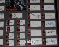 The Sopranos Cast Signed Framed 25x37 Framed Photo Display 33 Autos Inkworks