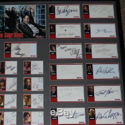 The Sopranos Cast Signed Framed 25x37 Framed Photo Display 33 Autos Inkworks