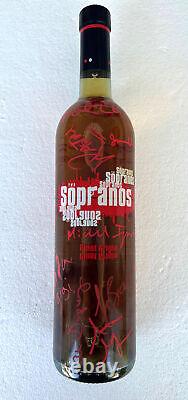 The Sopranos Cast Signed by 19 Pinot Grigio Wine Bottle Chianese Imperioli