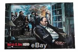 The Sopranos Complete Cast Signed Original HBO 2006 27x 40 Poster 12 Sig JSA COA