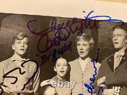 The Sound Of Music Cast Signed Photo By 8 including Julie Andrews with COA RARE