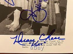 The Sound Of Music Cast Signed Photo By 8 including Julie Andrews with COA RARE