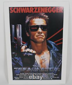 The Terminator cast signed autographed poster! RARE! AMCo Authenticated