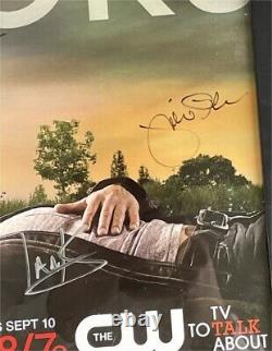 The Vampire Diaries Cast Signed Autographed 28x11 Photo Paul Wesley, +5 JSA