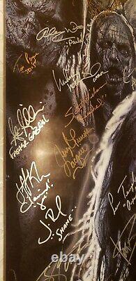 The Walking Dead 40+ Cast Signed Poster Photo Jon Bernthal Michael Rooker Comic