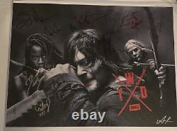 The Walking Dead Cast 12 Autograph Signed Photo SDCC 2019 Season 10 Super Rare