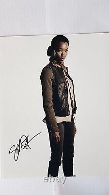 The Walking Dead cast signed photo