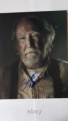 The Walking Dead cast signed photo