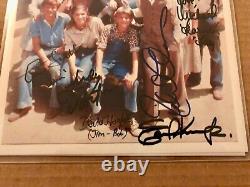 The Walton's cast signed by 10 8x10 photo RARE